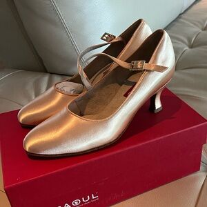 NEW Paoul 1053 Cross Womens Standard Ballroom Dance Shoes  Sz 36 - 2.25” heel